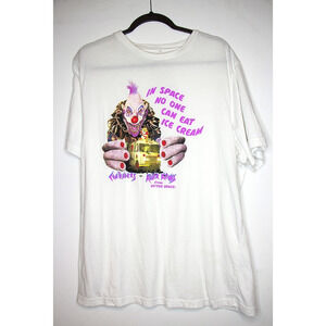 Contenders Killer Clowns T-Shirt White Short Sleeve XL No One Can Eat Ice Cream